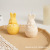 DIY Aromatherapy Gypsum Cute Wind Easter Rabbit Candle Broken Shell Rabbit Candle Silicone Mold