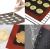 Hollow Silicone Pad Breathable Glass Fiber Lightning Puff Mat Grid Baking Mat Baking Cookie Cookie Baking Mat