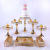 CrossBorder EuropeanStyle Metal Gold ThreeLayer Cake Stand Iron Home Decoration Party Dessert Display Stand Mirror Tray