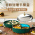 and Light Luxury Household Living Room Coffee Table Candy Plate Dried Fruit Tray Snack Dish Dried Fruit Storage Box