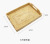 Rattan Tray Fruit Plate MultiFunctional ThreePiece Water Cup Teacup Tea Tray Snack Candy Dried Fruit Storage Tray