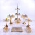 CrossBorder EuropeanStyle Metal Gold ThreeLayer Cake Stand Iron Home Decoration Party Dessert Display Stand Mirror Tray