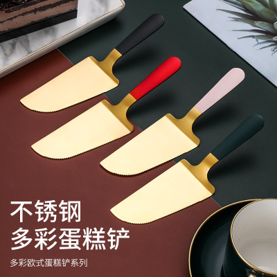 Stainless Steel Good-looking Toothed Shovel Pizza Cake Shovel High-Grade Kitchen Baking Tools Printable Logo