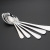 2018 New Stainless Steel Thick Mirror Pointed Spoon Household Cake Spoon Soup Drinking Spoon Seasoning Spoon Wholesale