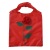 Creative Rose Flower Folded Bag Shopping Bag Spot Free Design Logo Handbag Factory Wholesale