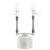 Campingmoon Aluminum Alloy Extension Rod Mini Gas Lamp Increase Height Or Length Short Candle Lamp Pole