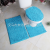 Long Hair Chenille Toilet Mat Three-Piece Bathroom Door Mat Absorbent Non-Slip Floor Mat Bathroom Carpet Doormat