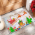 Christmas Carpet Mat Home Doorway Entrance Entrance Door Door Mat Kitchen Oil-Absorbing Non-Slip Mat PVC Foot Pad