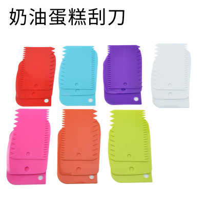 New Color Factory in Stock Supply Thickened Cake Plastic Scraper Baking Cut Surface Doctor Blade