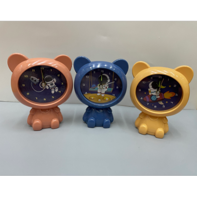 22 New Factory Direct Sales Astronaut Cartoon Alarm Clock Student Desktop Little Alarm Clock