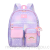 One Piece Dropshipping Student Grade 1-6 Gradient Integrated Multi-Layer Schoolbag Backpack Wholesale