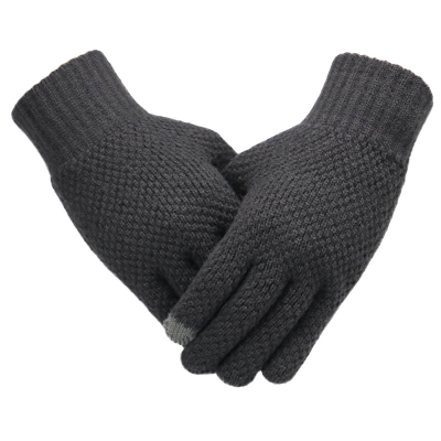 Cross-Border Thermal Knitting Men's Gloves