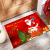 Christmas Carpet Mat Home Doorway Entrance Entrance Door Door Mat Kitchen Oil-Absorbing Non-Slip Mat PVC Foot Pad