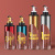 Jar Stainless Steel Cover Leather Oiler Bottles for Soy Sauce and Vinegar Press Type Glass Oil Bottle Manufacturer