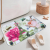 Flannel Printed Carpet Doorway Entrance Door Floor Mat Bathroom Toilet Water-Absorbing Non-Slip Mat Doormat and Foot Mat