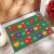 Christmas PVC Non-Woven Cloth Printed Mat Doorway Entrance Household Entrance Foot Mat Bedroom Carpet Non-Slip Door Mat