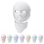 7-Color LED Color Light Mask with Neck Mask Color Photon & Ultrasonic Beauty Skin Instrument Photon IPL Device Spectrometer Cross-Border