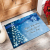 Christmas PVC Non-Woven Cloth Printed Mat Doorway Entrance Household Entrance Foot Mat Bedroom Carpet Non-Slip Door Mat