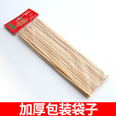 BBQ Bamboo Sticks Mutton Skewers 30cm Good Smell Stick Barbecue Hot Dogs BBQ Stick Bamboo Prod Wholesale