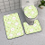 Flannel Printed Cartoon Carpet Bathroom Toilet Seat Pad Three-Piece Set Water-Absorbing Non-Slip Mat Mat Door Mat