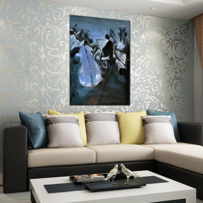 Factory Direct Sales Living Room Bedroom Decorative Painting Hotel Hotel Oil Painting Decoration Flower Oil Painting Homestay Hotel Project