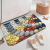 Door Mat Flannel 3D HD Printing Carpet Toilet Water-Absorbing Non-Slip Mat Bedroom Cushions Doorway Floor Mat