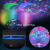 New Little Magic Ball Starry Projection Lamp Car Seven-Color Ambience Light Mini Stage Lights USB Small Colored Lights