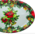 Y192 New Plastic Christmas Plate Fruit Plate Dim Sum Plate Fruit Plate Plastic Tray Cover Plate Fashion Fruit Plate-4