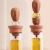 Brush with Scale Oil Pot High Temperature Resistant Silicone Bruch Head Barbecue Oil Brush Oil Brush Metering Oil Bottle