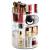 Transparent Cosmetics Storage Box Desktop 360 Rotating Acrylic Box Dresser Lipstick Skin Care Products Collection