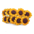 Artificial Sunflower Flowers for Gift Box Diy Decor Paper Flowers Scrapbooking Craft Mini Daisy