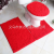 Long Hair Chenille Toilet Mat Three-Piece Bathroom Door Mat Absorbent Non-Slip Floor Mat Bathroom Carpet Doormat