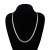 Gold Plated 5mm Chunky Necklace 925 Silver Curb Chain Local Tyrant Daikin Chain Hip Hop Foreign Trade Cross-Border Hot