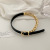 Fashion Leather Chain Necklace One Style for Dual-Wear Trendy Personality Collar Unique Design Bracelet for Women