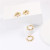 and American Style Internet Celebrity Ins Exaggerated Geometry Designer Construction Style Hollow Earrings Earrings