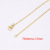 Direct Sales Stainless Steel Cross Chain DIY Chain Wholesale Color Retention Vacuum Plating Lobster Buckle Necklace