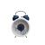 3-Inch Dot Dial Simple Personality Digital Bell Metal Alarm Clock Ultra-Quiet Bedside Handle Bell Pendulum Clock