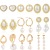 and American Vintage Court Style Pearl Earrings Baroque Pearl Earrings Women's Wholesale Pearl Earrings High Sense