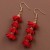 Final Ornament Western Classy Style Slimming Colored Flower Earrings Women's Fresh Girl All-Match Ear Studs Wholesale