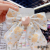 Yongai Aida Barrettes Bow Headdress Super Fairy Head Clip Girl Chiffon Height Fresh Cloth