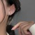 Ear-Caring Shiny Ear Stud Women's Rhinestone Zircon Pure Silver Earrings Light Luxury Rhinestone Ear Bone Stud Men