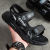 Men's Sandals Popular Summer New Outdoor Casual Velcro Air Cushion Men's Sandals Sports Breathable Beach Shoes Men