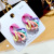 Silver Needle Macaron Earrings Acrylic Matte Paint Contrast Color Ear Studs Simple Cute Girly Style Fashion Earrings