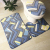 Coral Fleece Toilet Mat Three-Piece Carpet Bathroom Water-Absorbing Non-Slip Mat Door Mat Toilet Door Mat Mat