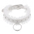 Harajuku Soft Girl Lace Rings Necklace and Neckband Graceful and Fashionable Sexy Ring Rivet Necklace PU Leather Collar