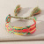 Cross-Border Amazon Cotton Woven Colorful Nepal Ethnic Style Hand-Woven Long Fringe I like Bracelets for Women Wholesale