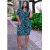 Summer New Amazon Wish European and American Women's Clothing Mid-Length Bohemian Art 3D Printed Dress