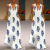 AliExpress Amazon Summer Hot Sleeveless Leaf Dress Vintage Print Evening Beach Dress