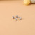 Steel Zircon Earrings Fashion Japan and South Korea Personality Stainless Steel Earrings Piercing Jewelry Wholesale