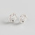 Entry Lux S925 Sterling Silver Ins Style Personality Chain Earclip Earrings All-Matching Stud Earrings Sliver Ornament